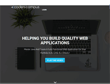 Tablet Screenshot of coderscampus.com